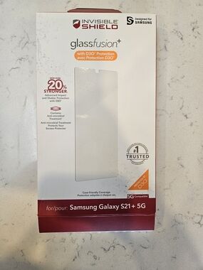 GlassFusion+ Screen Protector for Samsung Galaxy S21+ — Clear